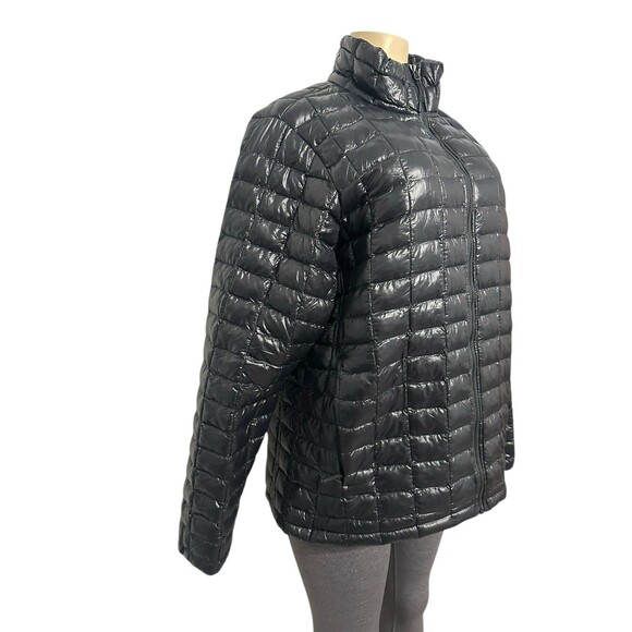 North Face ThermoBall Women XL Black Quilted Insulation Warm Jacket Primaloft - Picture 5 of 14